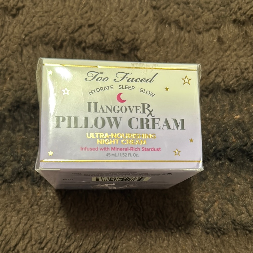 Too Faced Hangover Pillow Cream - Purple and Gold